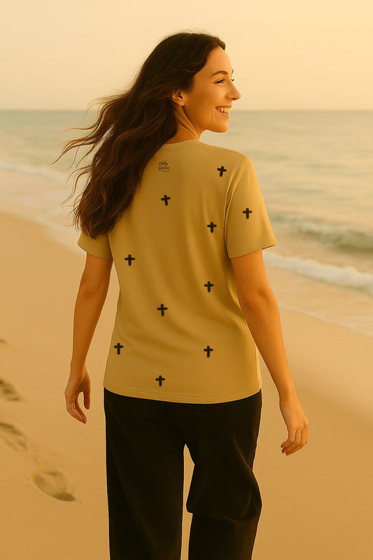 Pure Love – All Over Cross Tee