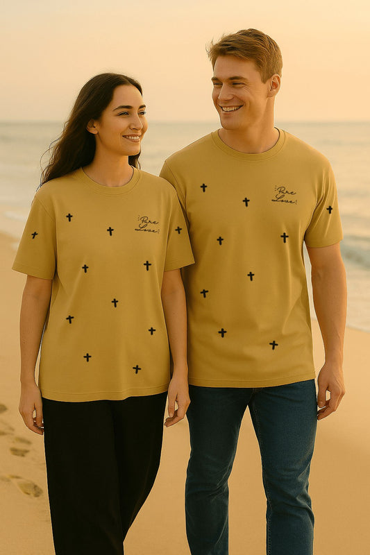 Pure Love – All Over Cross Tee