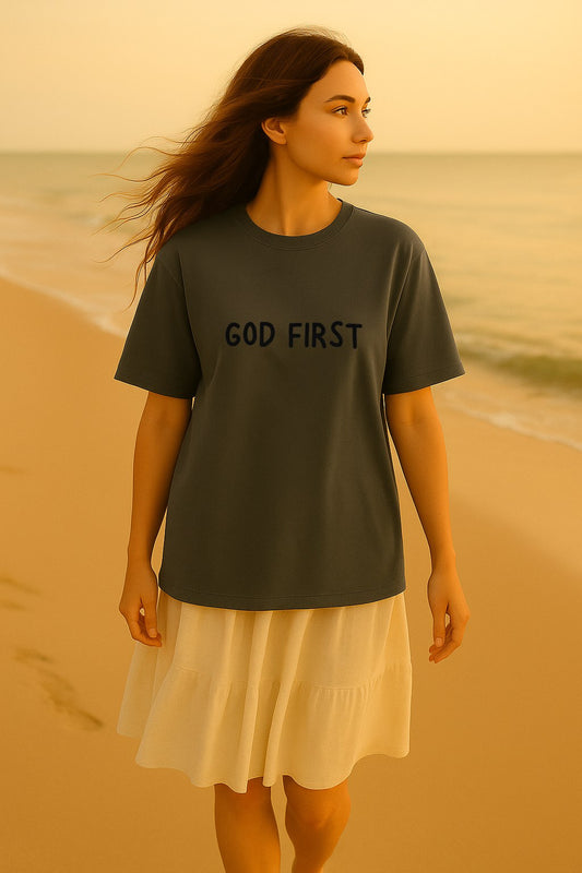 God First – Unisex Oversized Grace Tee