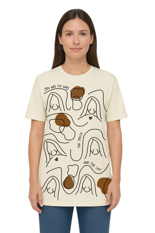 "You Are the Way, the Truth, and the Life" T-Shirt – Minimalist Faith & Style
