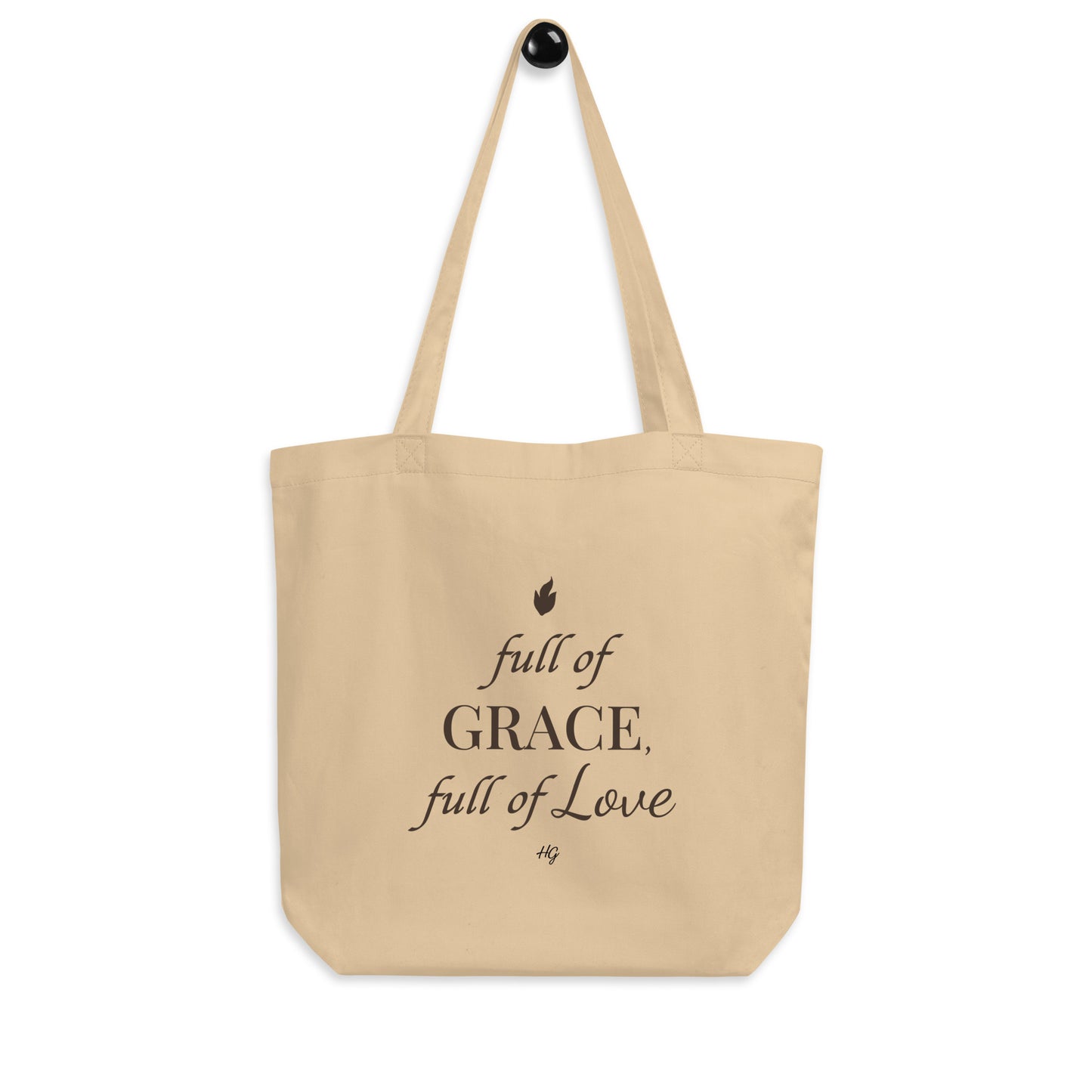 Full of Grace, Full of Love - Organic Cotton Tote Bag