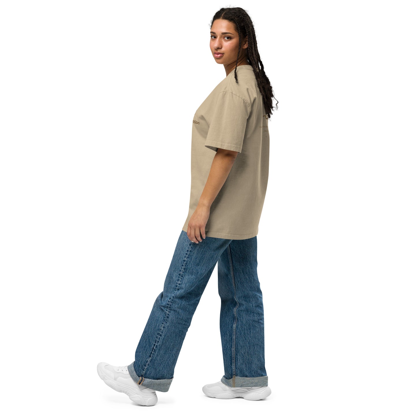 Grace Flows Like the Ocean – Unisex Oversized Tee